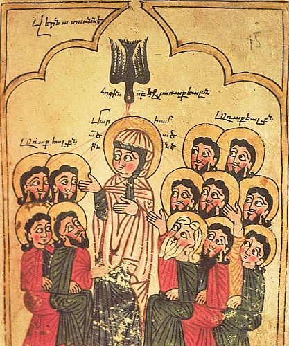 Aght'amar, Vaspurakan, 1391, Dzerun, Pentecost.