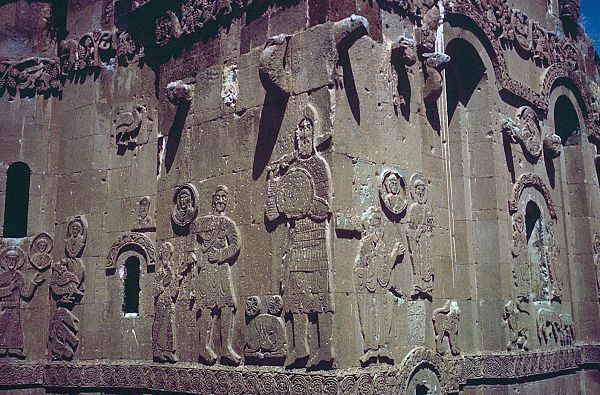 Relief Carving, David and Goliath, Aght'amar