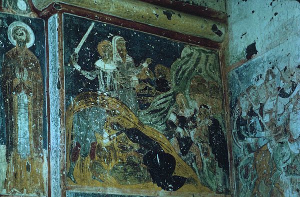 Interior Frescoes, St. Gregory and King Trdat, 1215,