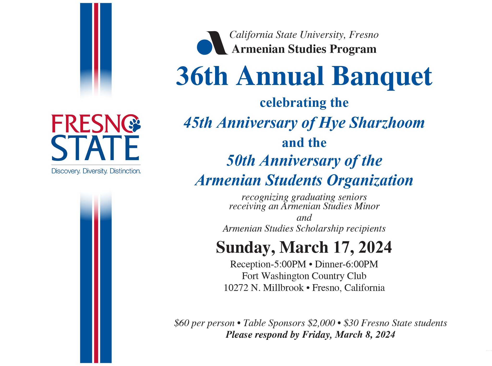Armenian Studies Program Banquet