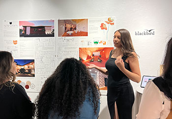 Interior Design student presents her senior project