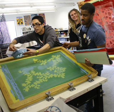 Screenprinting at Fresno State