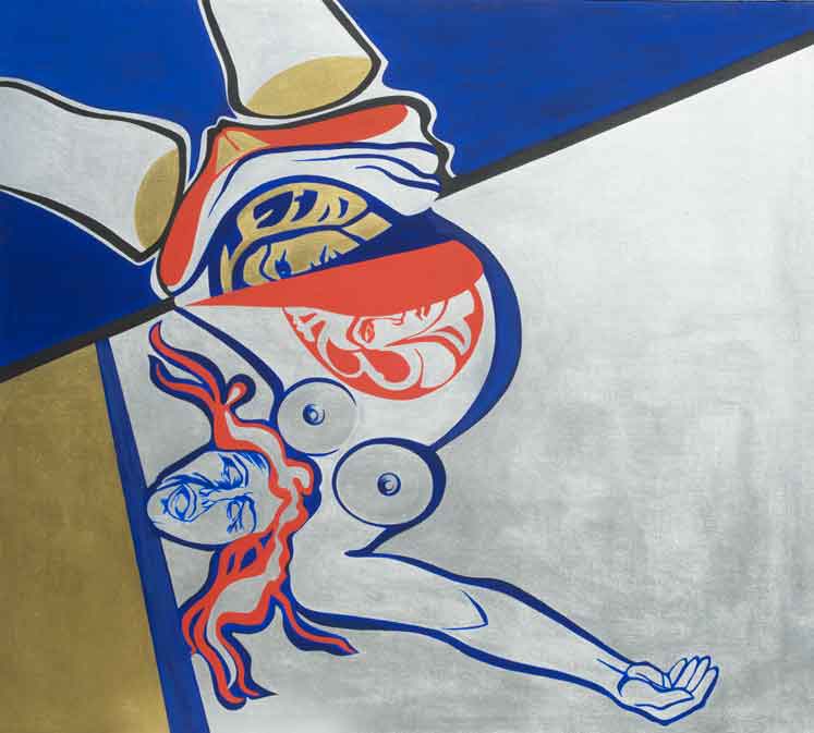 Venus, 1967 Acrylic on canvas, 54” x 59”