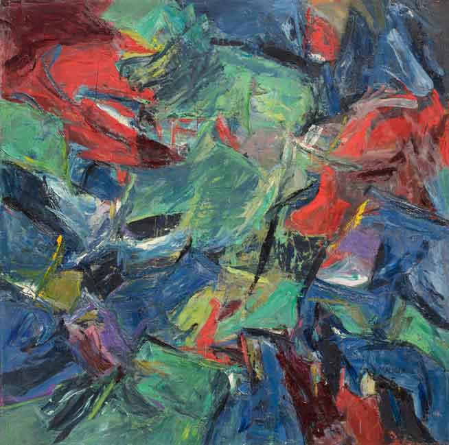 Blue, 1958 Oil on canvas, 61 x 61