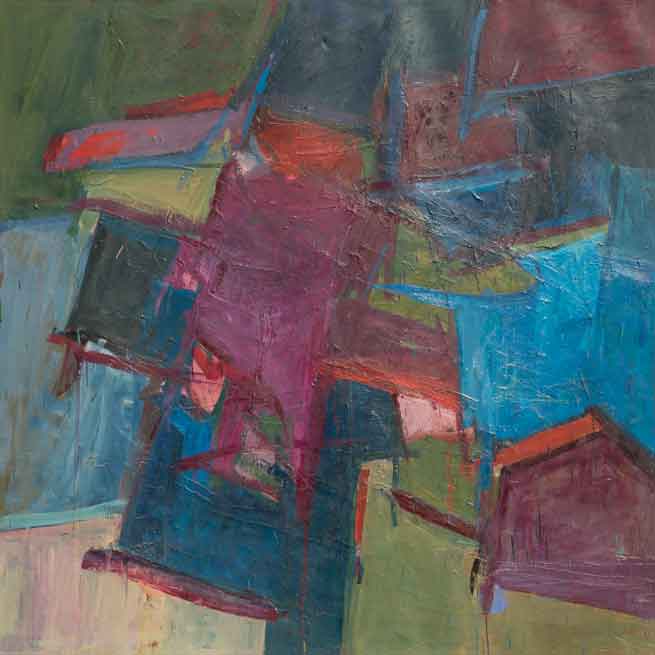 Rose Lake, 1963 Oil on canvas, 73” x 70”