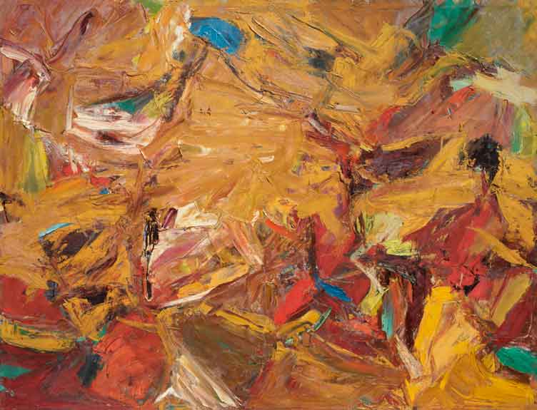 Yellow Ochre, 1958 Oil on canvas, 39” x 51” 