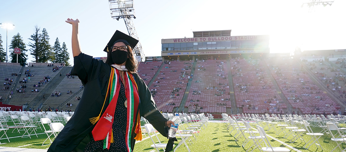 Communication graduate Victoria