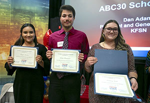 3 student scholarship recipients