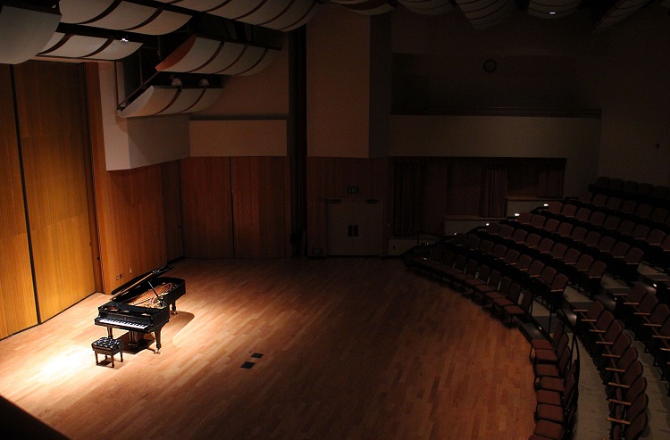 Piano in the Fresno State Concert Hall