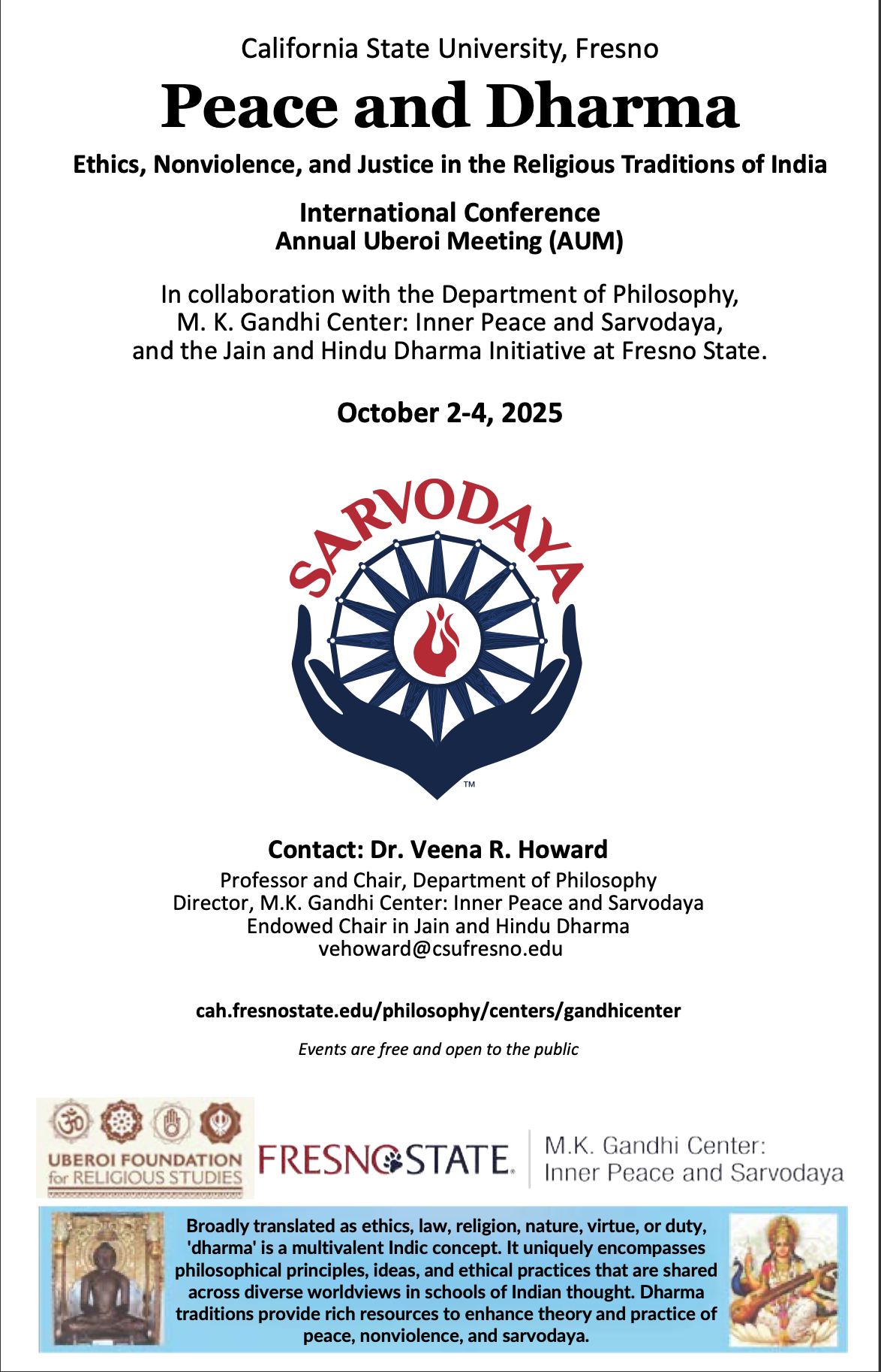 Peace and Dharma October 2-4 2025 Peace and Dharma October 2-4 2025 flyer