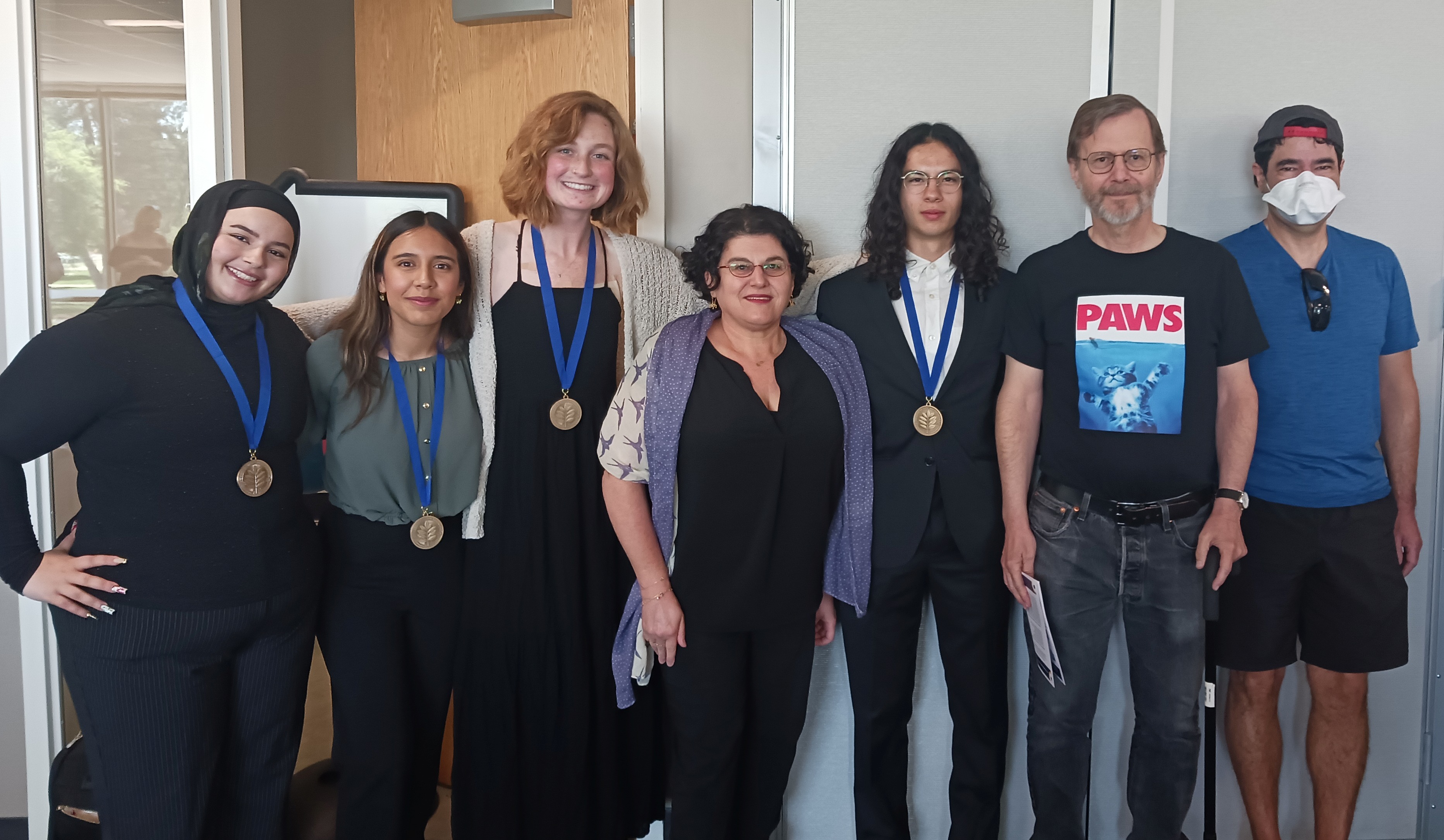 philosophy honors college medalists with mentors